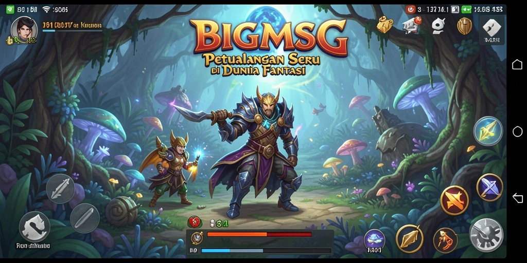 Gameplay seru di dunia petualangan BIGMSG dengan grafis mencengangkan.
