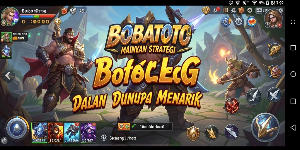 Tangkapan layar utama BOBATOTO menampilkan pertempuran strategis yang mendebarkan.