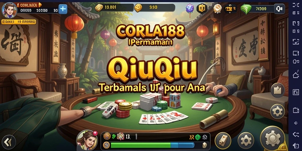 Tampilan gameplay QiuQiu yang seru di CORLA188.
