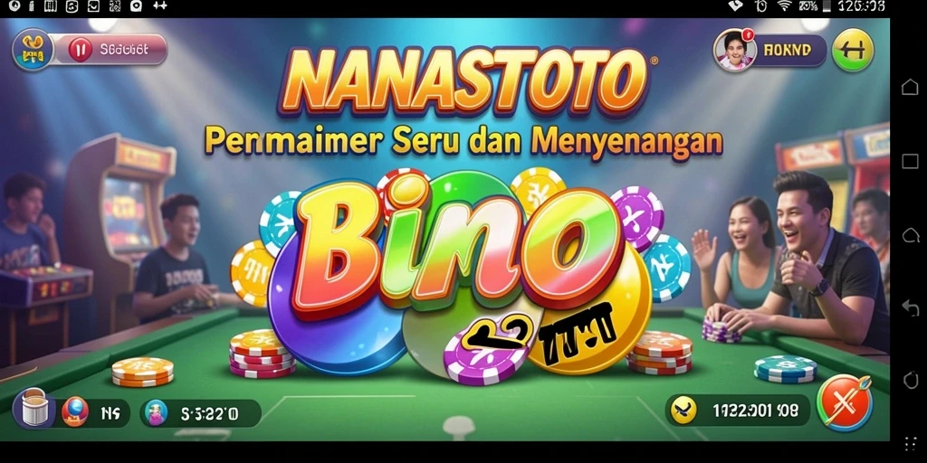Gameplay seru dan interaktif dalam permainan Bingo NANASTOTO.