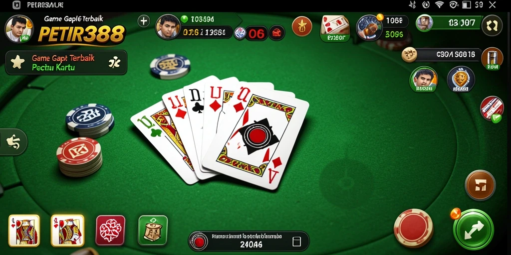 Gameplay seru dan menarik di game Gaple.