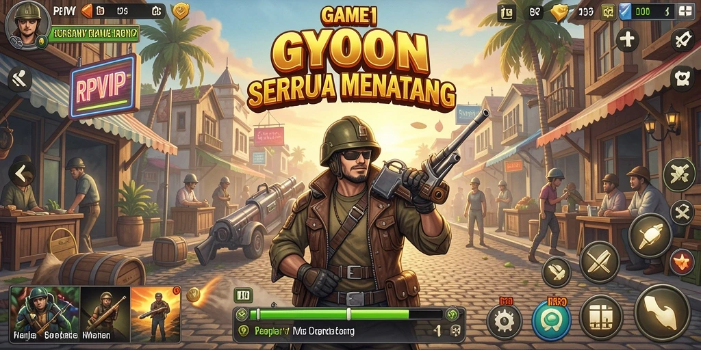 Screenshot gameplay RPVIP1 menampilkan simulasi bisnis yang seru dan interaktif.