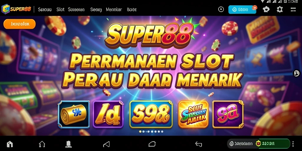 Tampilan screenshot utama SUPER88 memperlihatkan gameplay slot yang seru.